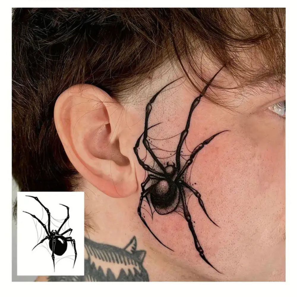 Revolutionary Semi-Permanent Spider Tattoo