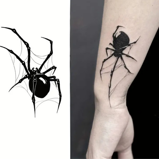 Revolutionary Semi-Permanent Spider Tattoo