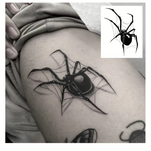 Revolutionary Semi-Permanent Spider Tattoo