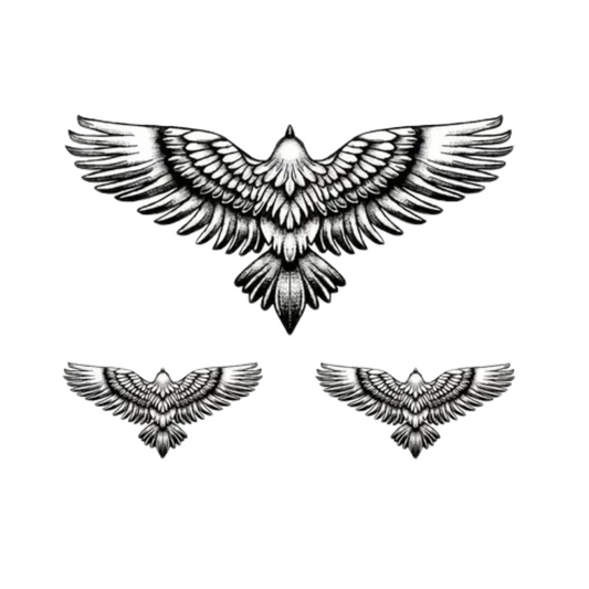 Temporary Tattoos - Eagle Inspired Design