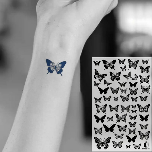 Butterfly Semi-permanent Magic Tattoo