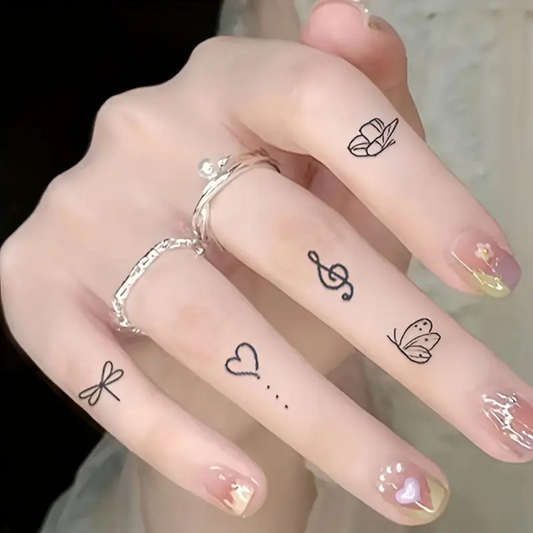 Set of Semi Permanent Tattoos