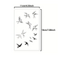 Flying Temporary Tattoo Stickers