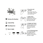 Temporary Tattoos - Eagle Inspired Design