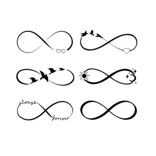 Temporary Tattoo Stickers, Infinity Symbol