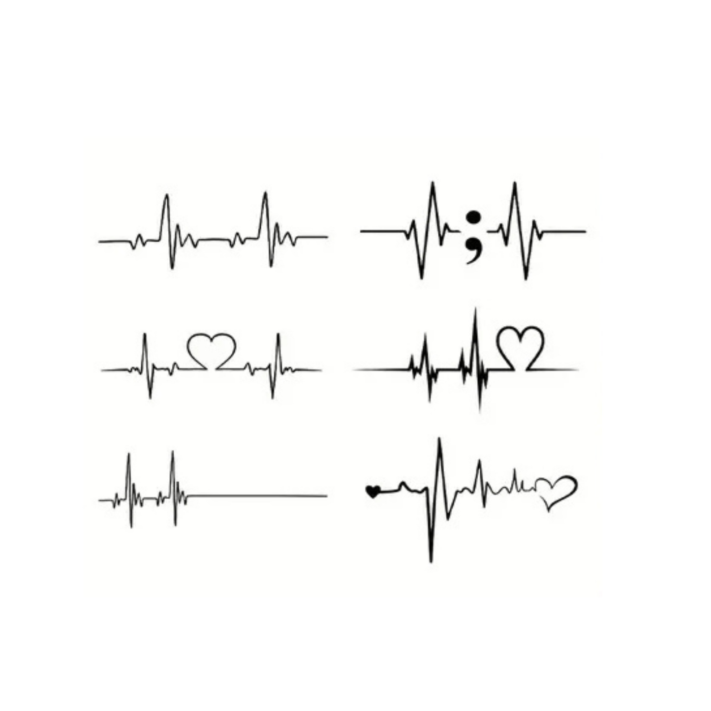 Non-Permanent ECG Heartbeat Design