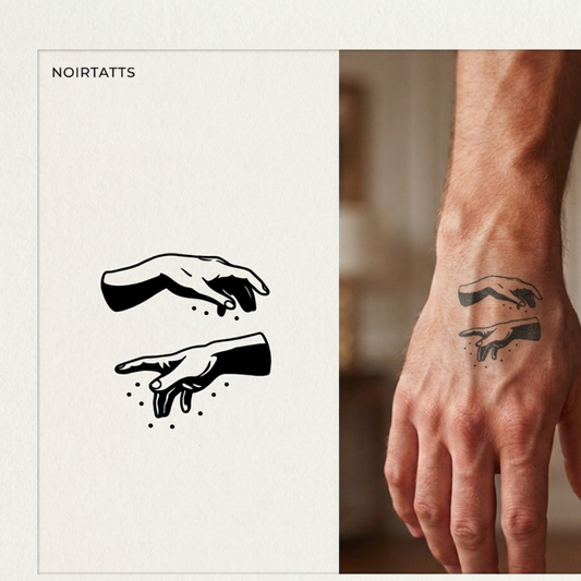 The Divine Touch | Semi-Permanent Tattoo
