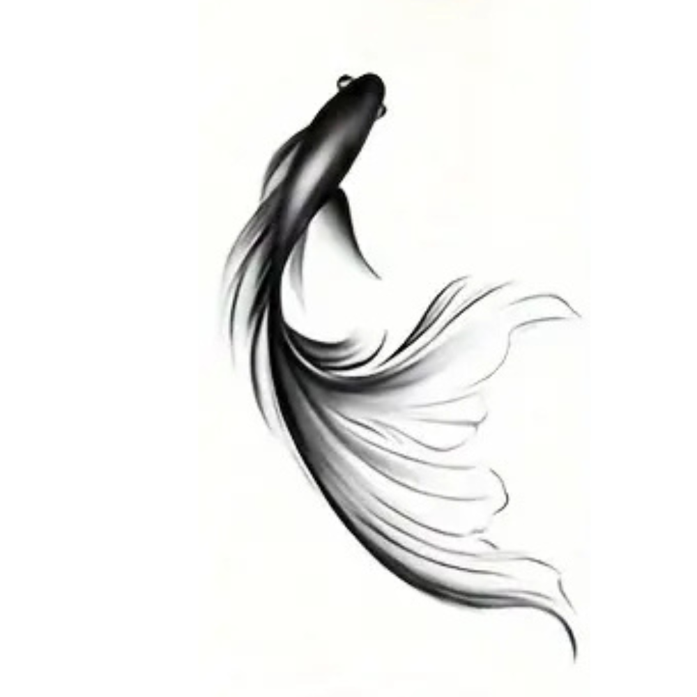 Fish Pattern Tattoo for Arms, Chest, and Back