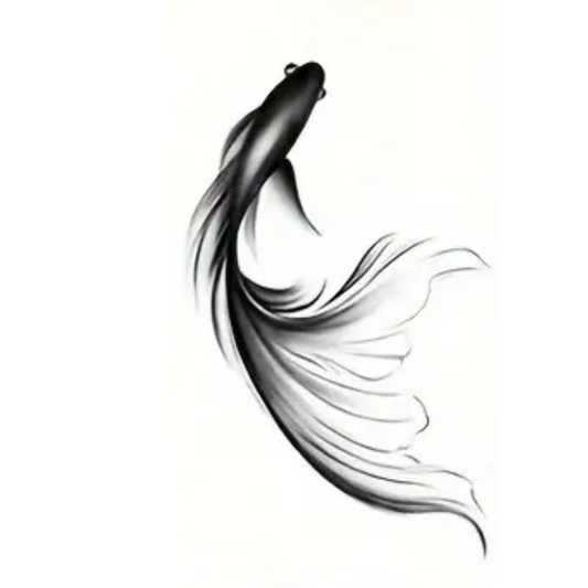 Fish Pattern Tattoo for Arms, Chest, and Back