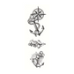 Temporary Tattoos - Anchor & Geometric Designs
