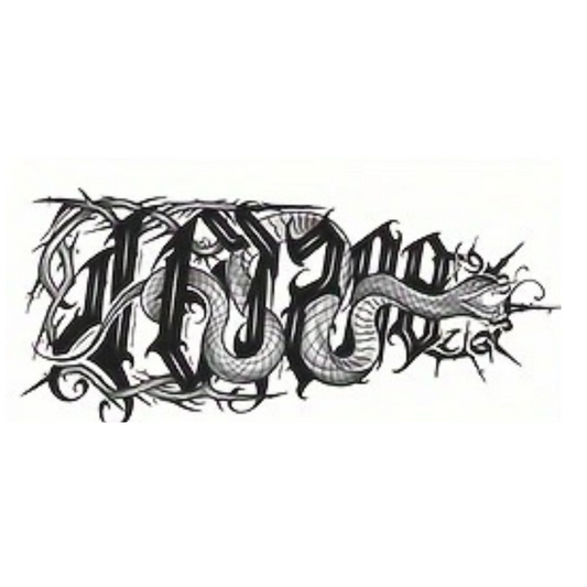 Bold Large Tattoo Long-lasting Waterproof
