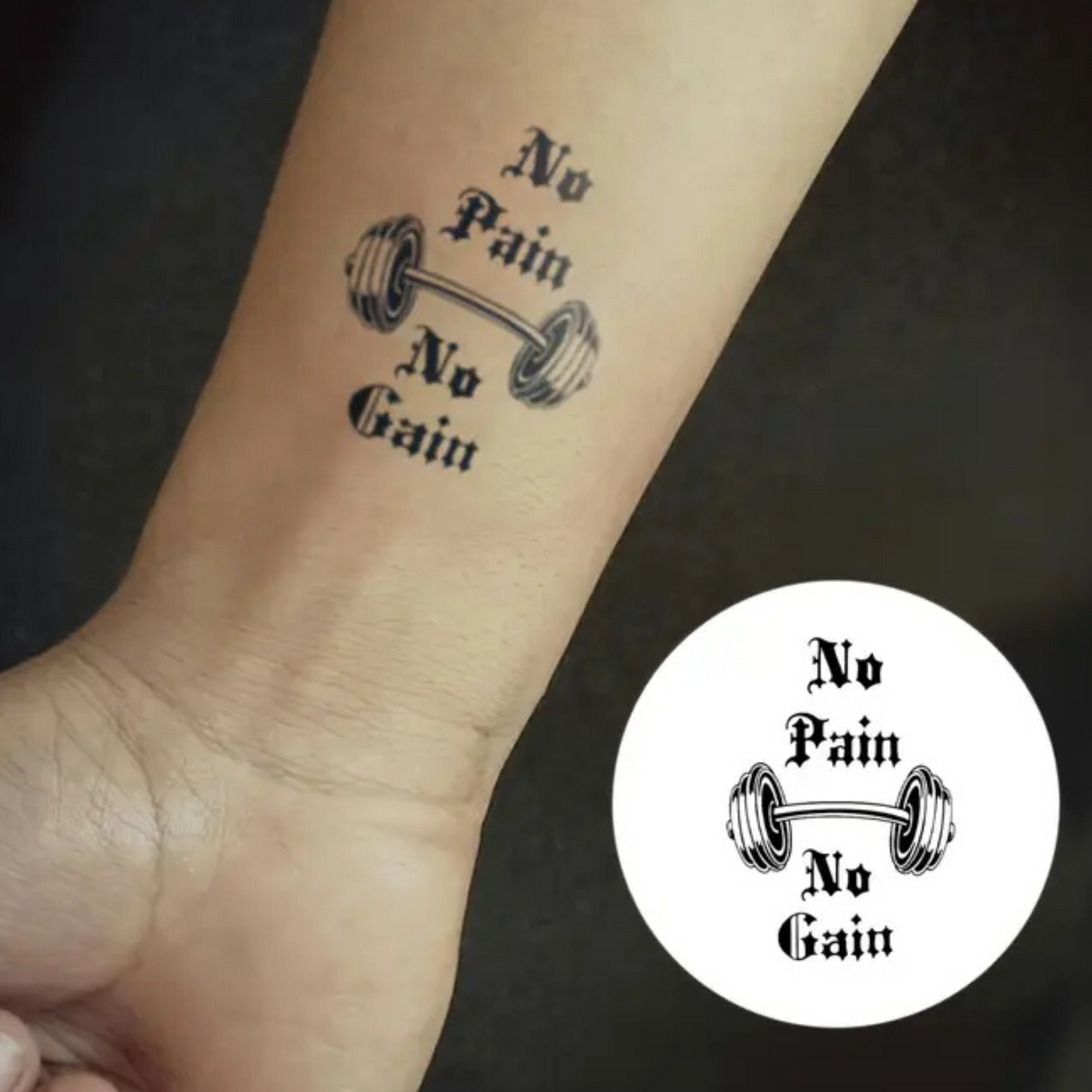Semi-Permanent Tattoo