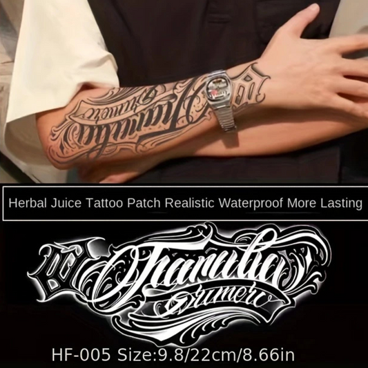 Bold Large Tattoo Long-lasting Waterproof