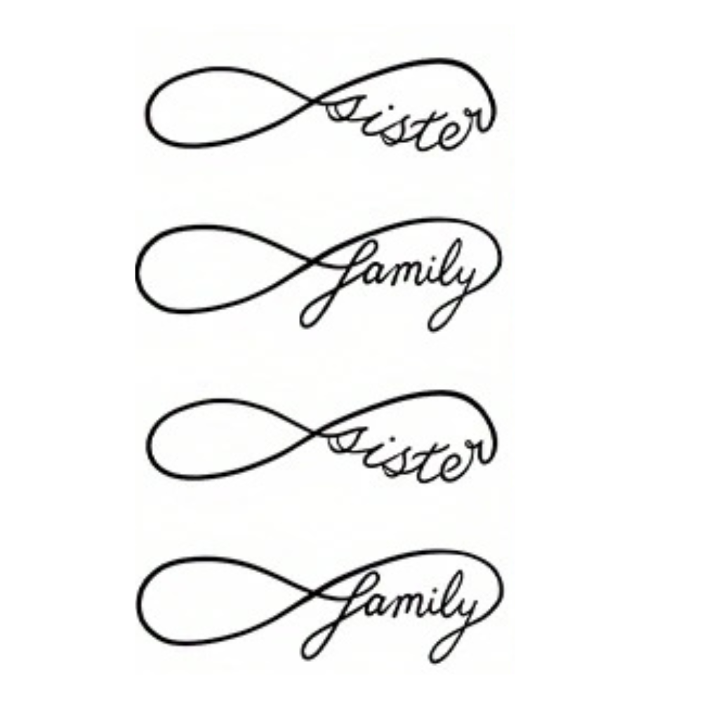 Mobius Ring Pattern Waterproof Tattoo