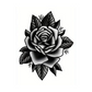 Semi-Permanent Rose Tattoo
