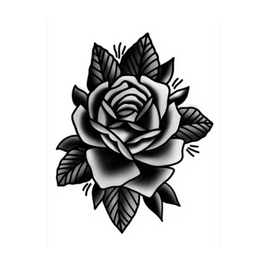 Semi-Permanent Rose Tattoo