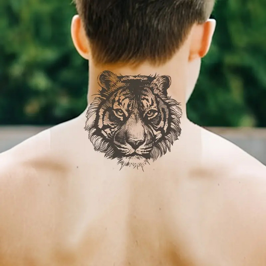 Realistic Lion Temporary Tattoo