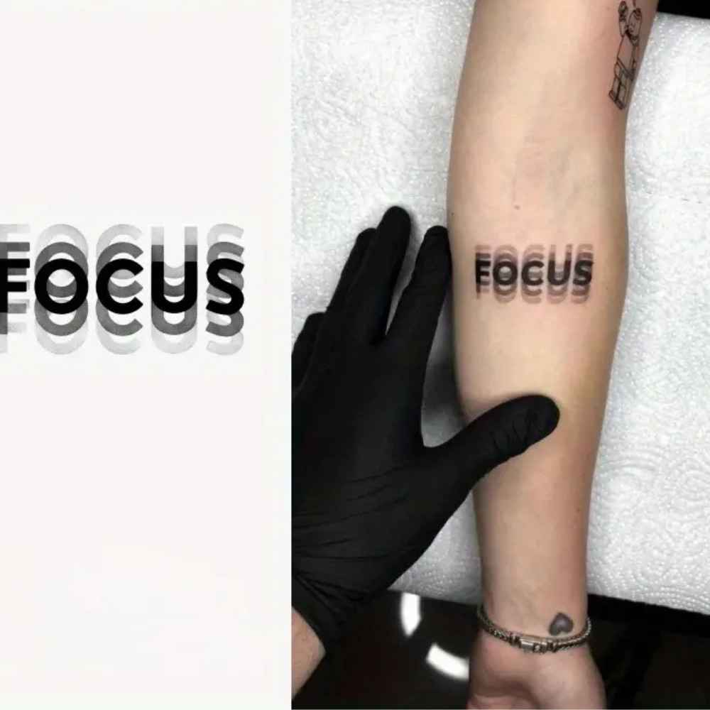 Atlas Ink Focus Temporary Tattoo