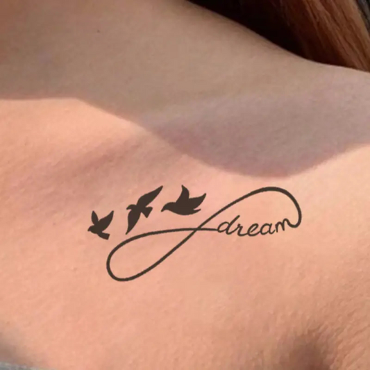 Mobius Ring Pattern Waterproof Tattoo