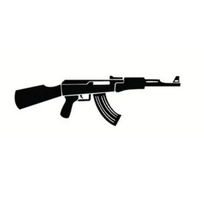 Set of 2 AK47 Semi-Permanent Tattoo