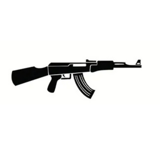 Semi-Permanent Tattoo, Gun, AK47