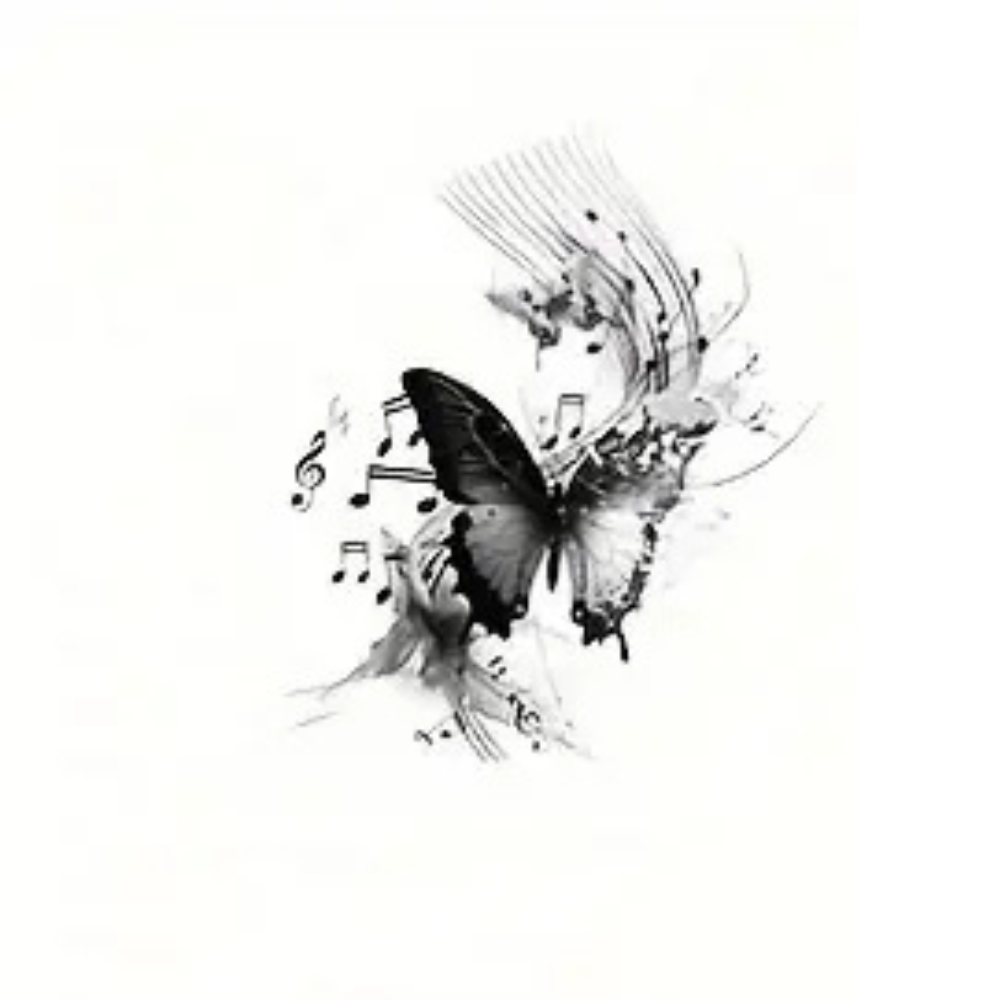 Butterfly Tattoos, Waterproof Semi-Permanent Body Art