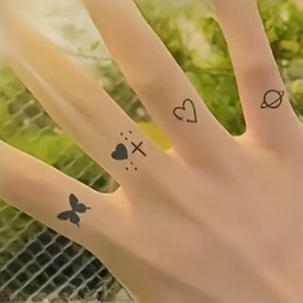 Set of Semi Permanent Tattoos