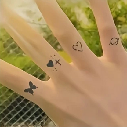 Set of Semi Permanent Tattoos