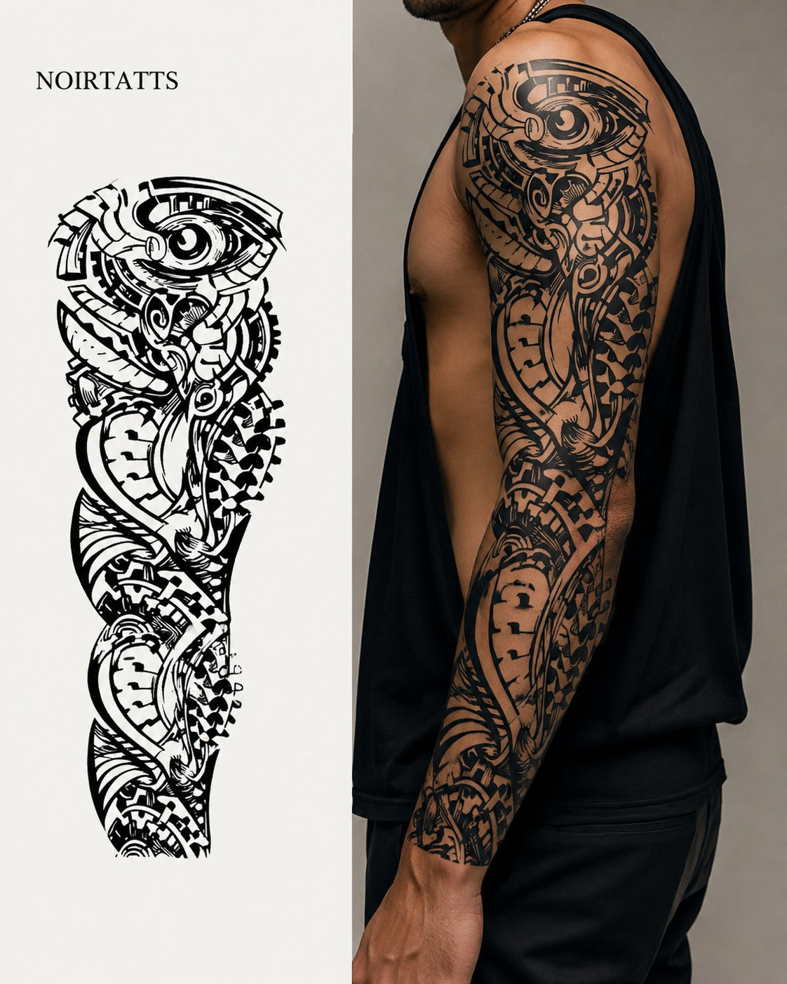 Biomechanical Vision | Semi-Permanent Tattoo