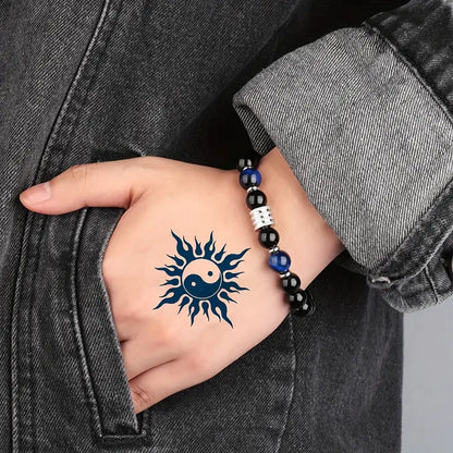 Sun Bold Design Temporary Tattoos