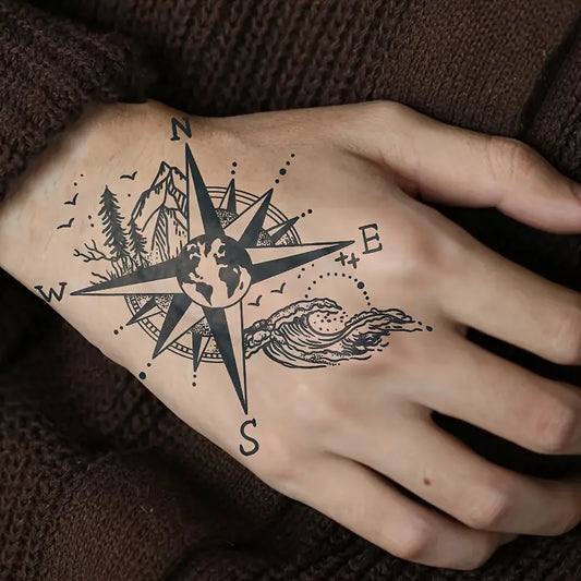 Herbal Waterproof Temporary Tattoo Stickers