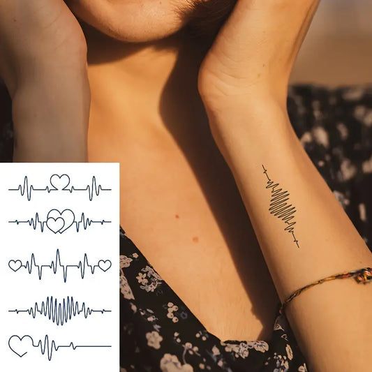 Temporary Tattoo Stickers for Wrist & Arm