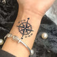 Compass Series Temporary Tattoo