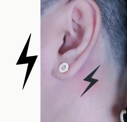 Flash Temporary Tattoo for Neck and Arm